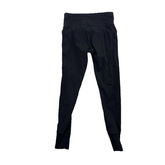 Athleta Black Excursion Tight Mid Rise Yoga Fitness Pant Leggings Medium M 48-11 - Picture 1 of 9